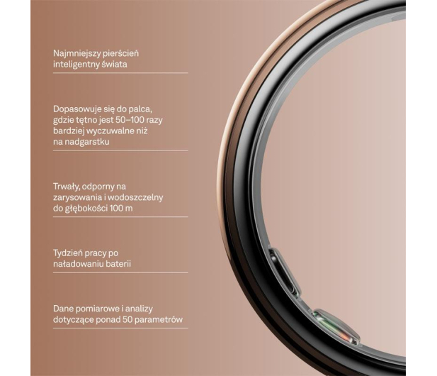 Oura Ring 5 Głęboki róż (rozmiar 9) - 1608589 - zdjęcie 3